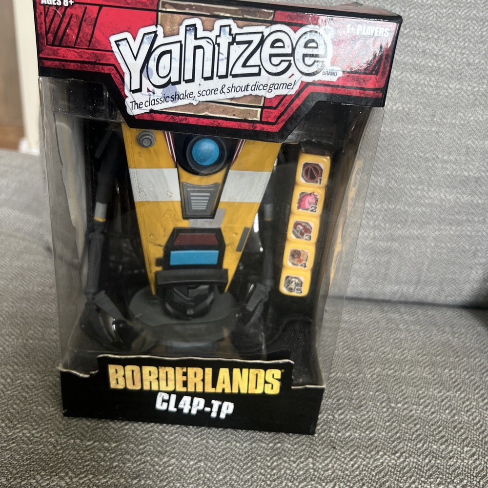 Borderlands Collectors Edition Yahtzee Dice Game Claptrap CL4P-TP NEW